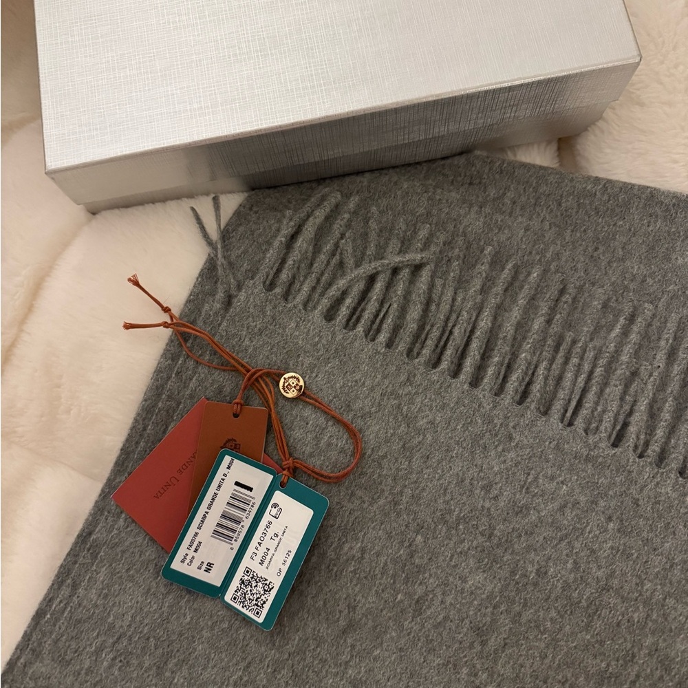 Loro Piana Gray Scarf
